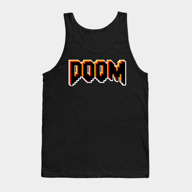 Doom Tank Top by redpixelshake